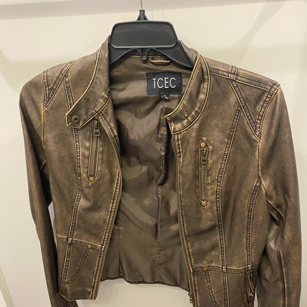 TCEC leather jacket. Worn once